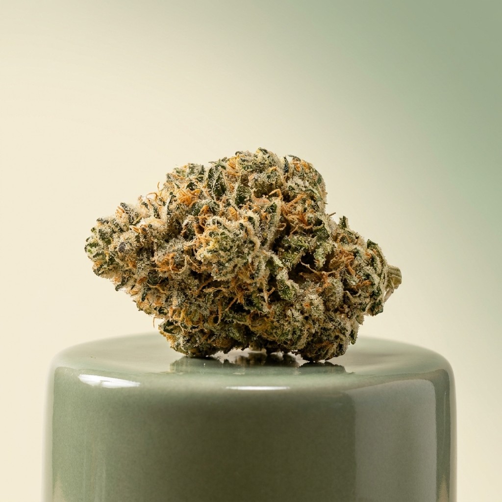 Cured flower buds on a ceramic dish